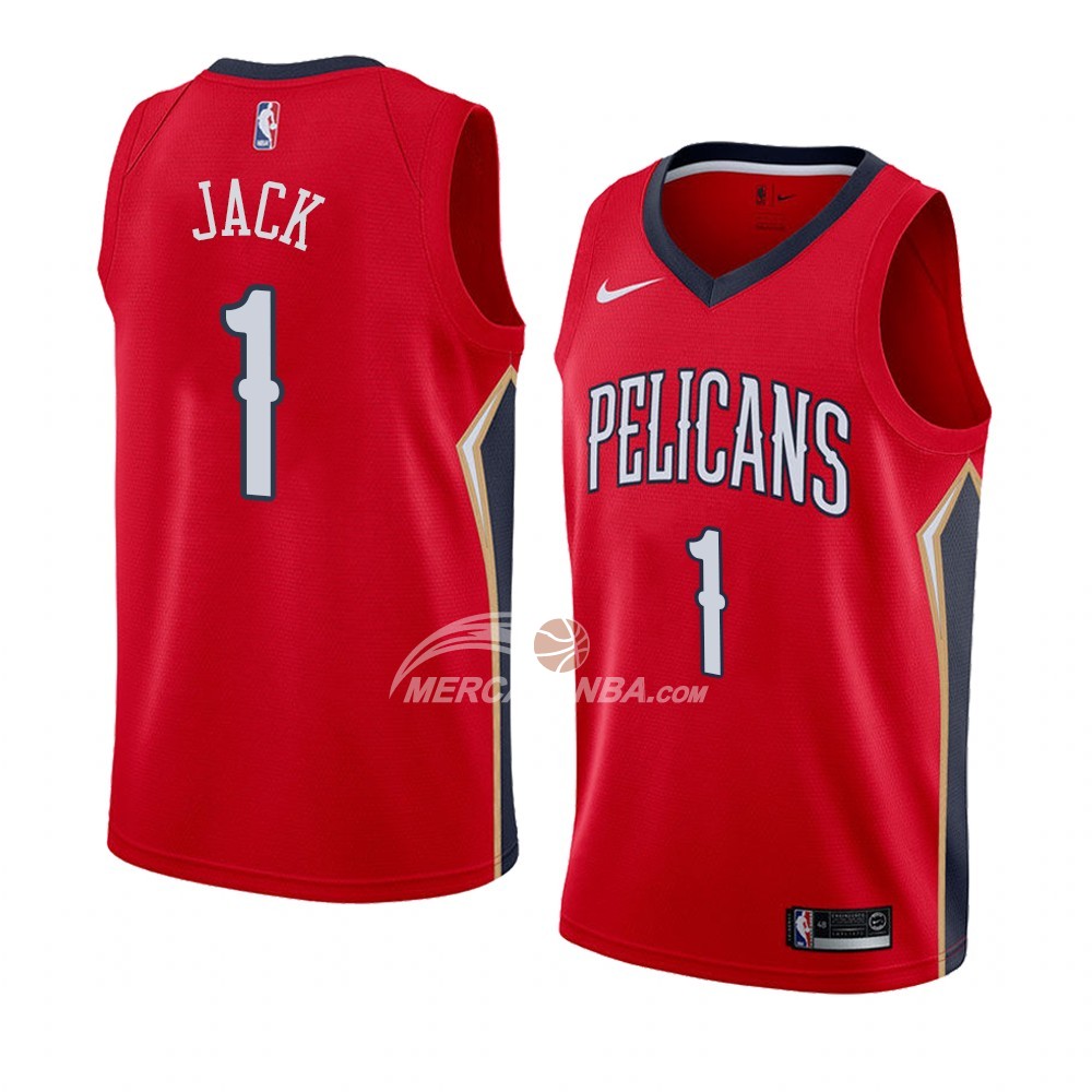 Maglia New Orleans Pelicans Jarrett Jack Statement 2018 Rosso